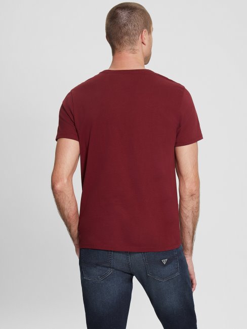 Guess Chaîne Logo Tee Pinot Noir A586