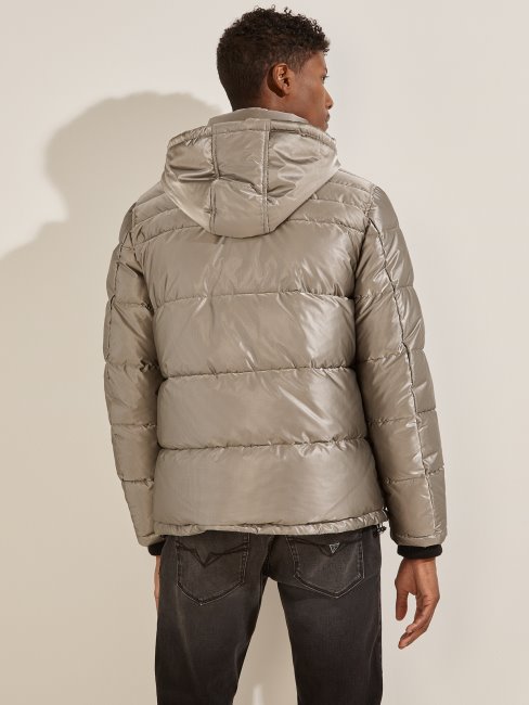 Manteau Matelassé Gris Multi Harris Guess