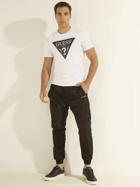 Tee Shirt Graphique à Logo Irisé True White Guess