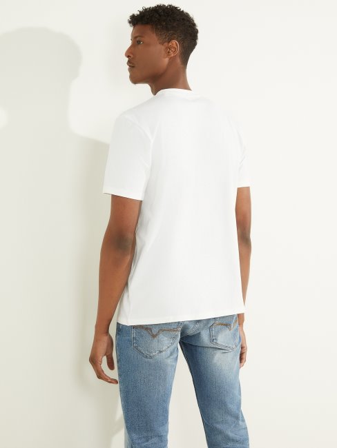 Eco Alphy Tee Guess Blanc/scuffy