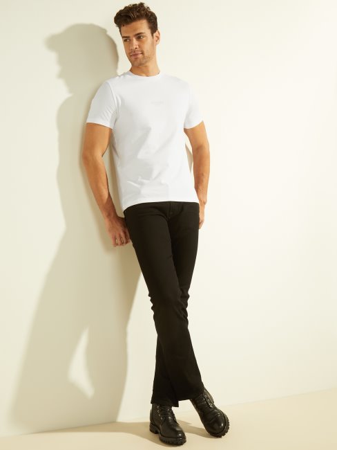 T-shirt Avec Logo Guess Eco Aidy Blanc Pur