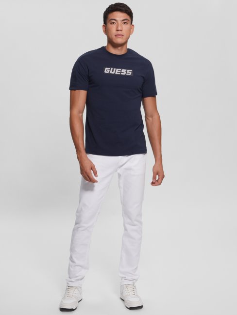 Tee Shirt Eco Camron Bleu élégant Guess