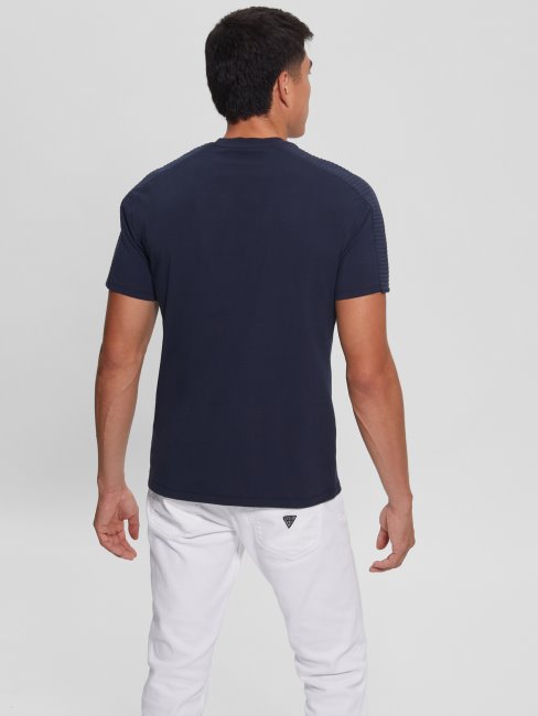 Tee Shirt Eco Camron Bleu élégant Guess