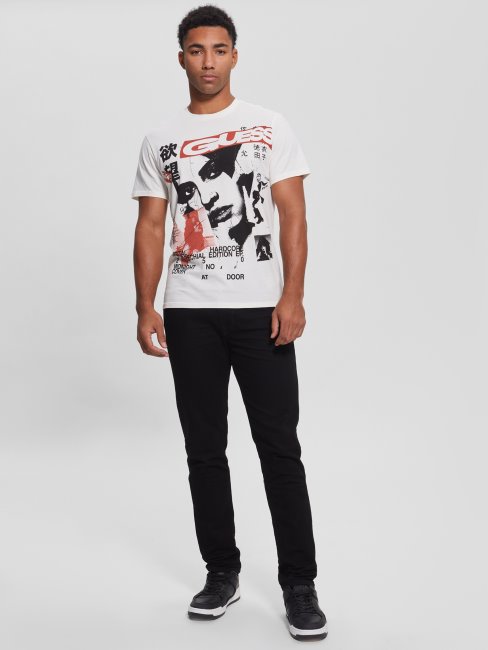 Tee Shirt Devinez Le Spectacle De Minuit Aspen Blanc