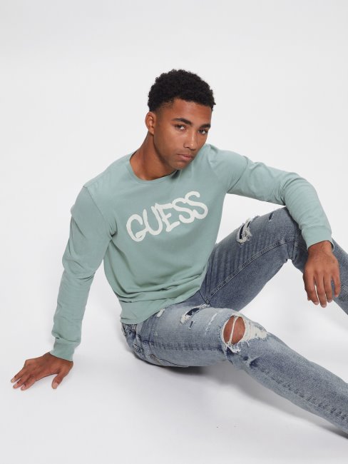 Ballon Fille Tee Guess Sheri Bleu Multi