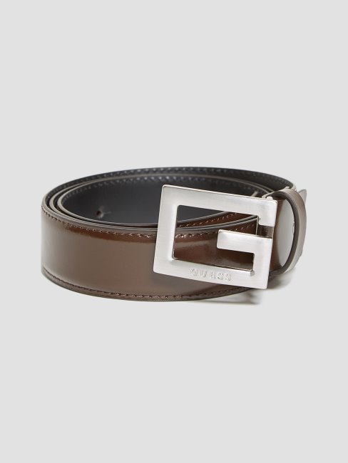 Ceinture Guess Luca Square G Décolorée Foncée