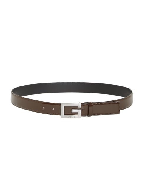 Ceinture Guess Luca Square G Décolorée Foncée