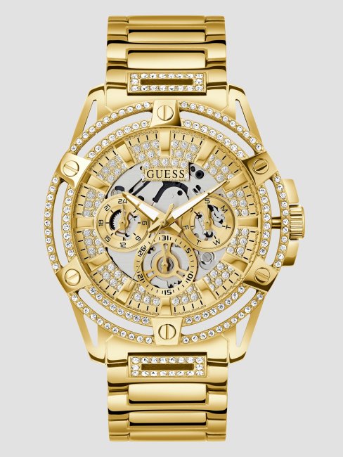 Montre Dorée à Strass Strass Gold Guess