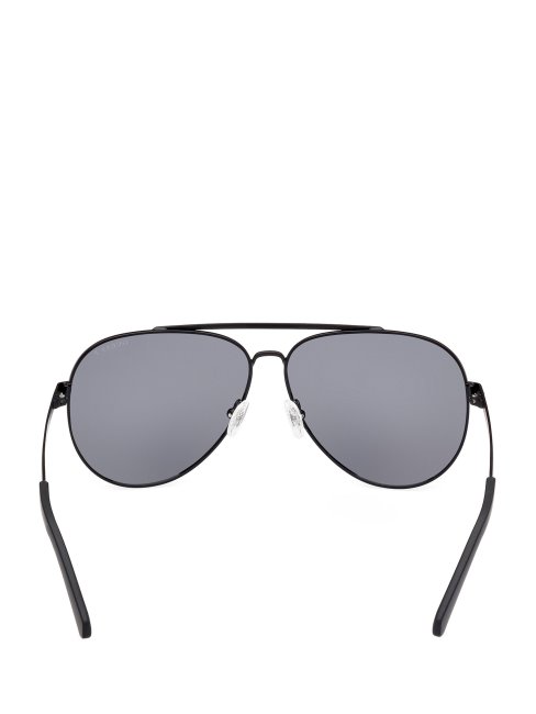 Guess Lunettes De Soleil Aviateur Métal Polarisées Noir