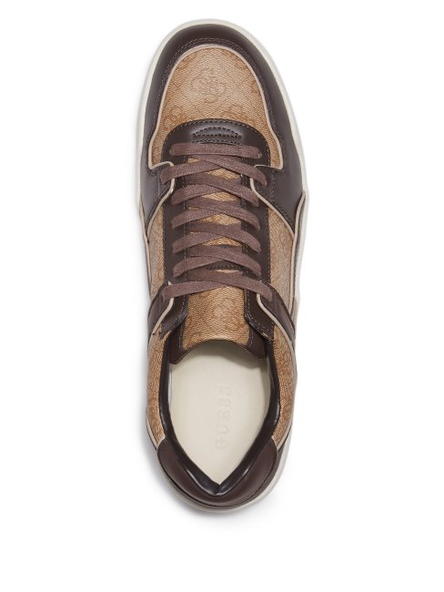 Vicenza Baskets Basses Guess Marron