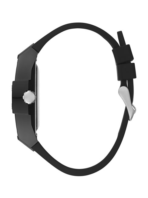 Montre Multifonction Noire Et Argentée Multi Guess