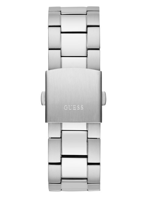 Montre Multifonctions à Découpes Argentées Guess Argent