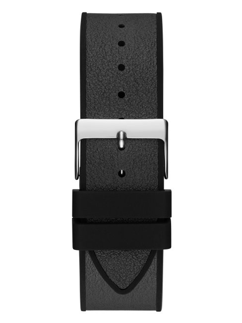 Montre Multifonctions Noire Et Argentée Guess Noir