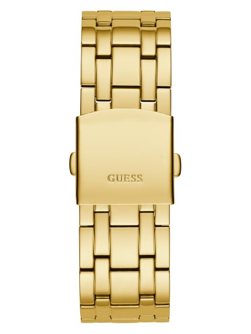 Montre Multifonction à Cadran Exposé Doré Gold Guess