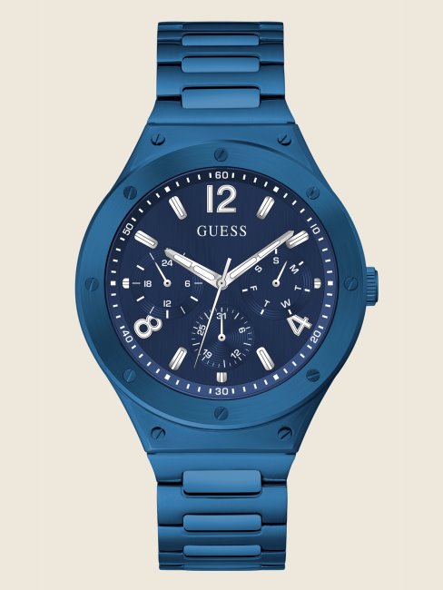 Montre Multifonction Bleue Multi Guess