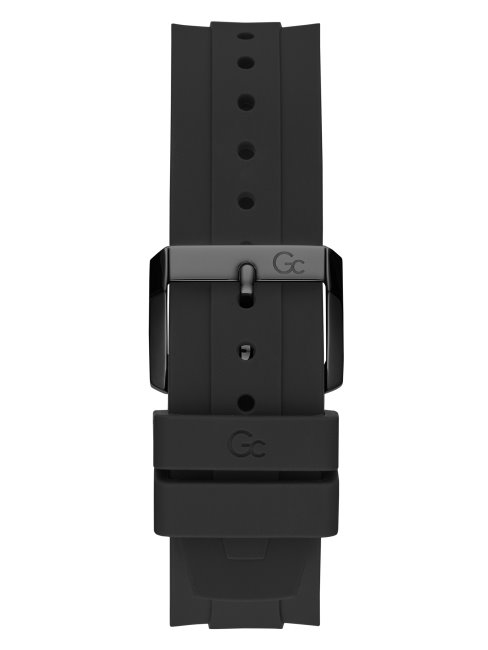 Montre Chronographe Sport En Silicone Noir Multi Guess