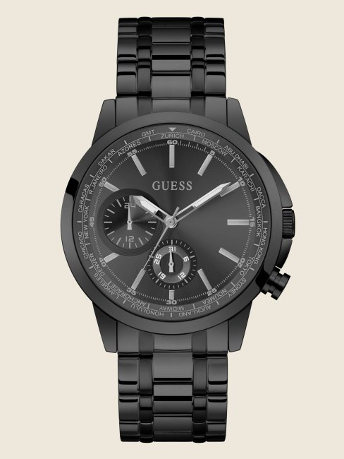 Montre Noire Multifonction Noire Guess