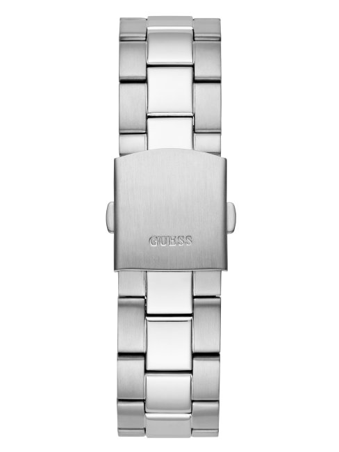 Montre Multifonction Guess Argentée Et Bleu Marine Argentée