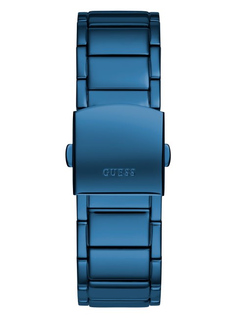 Montre Analogique Guess Multi Bleu Et Diamants