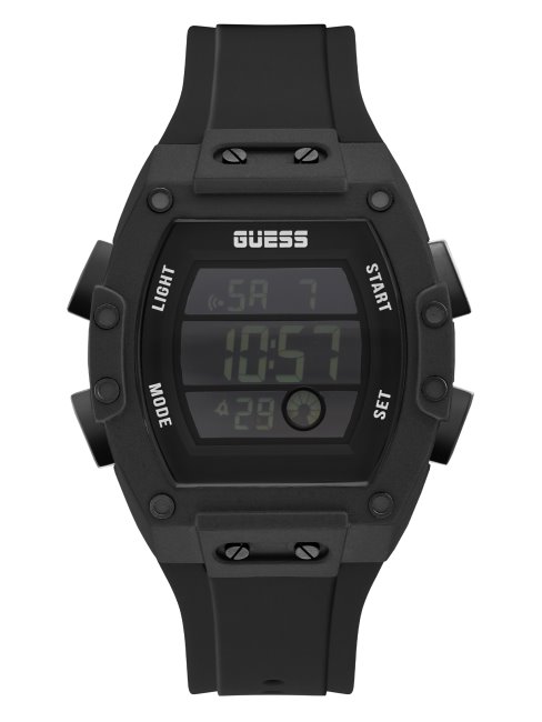 Montre Digitale Noire Guess Multi