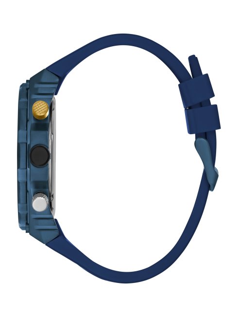 Montre Multifonction Guess Bleu Cadran Exposé Bleu