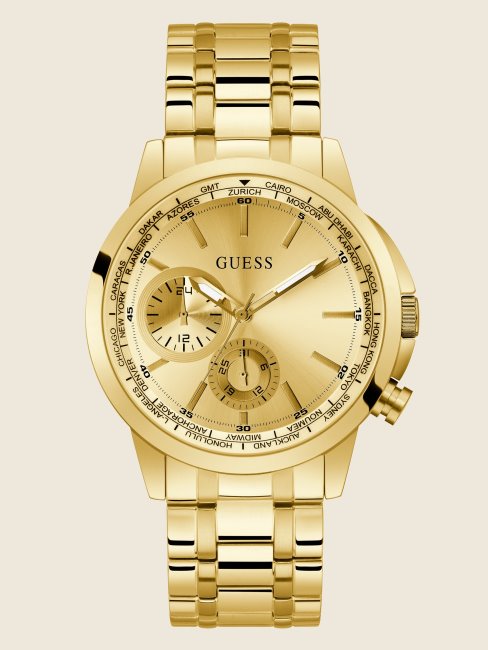 Montre Multifonction Dorée Guess
