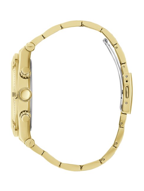 Montre Multifonctions Guess Dorée à Strass Multi