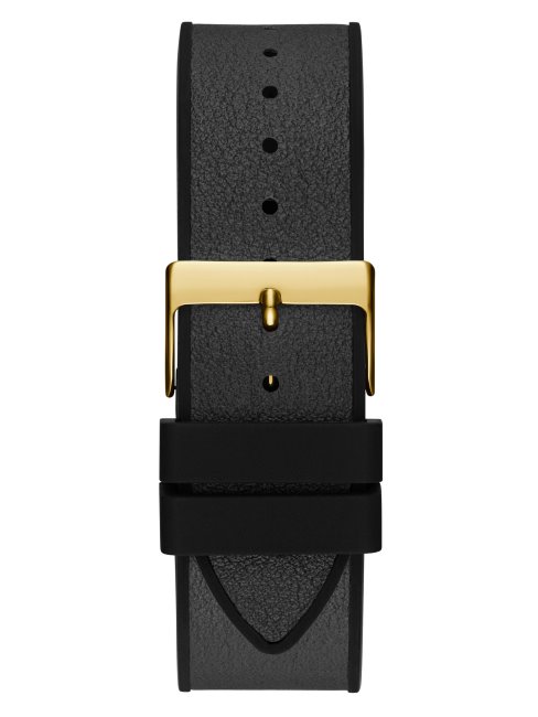 Montre Multifonction Dorée Et Noire Black Guess