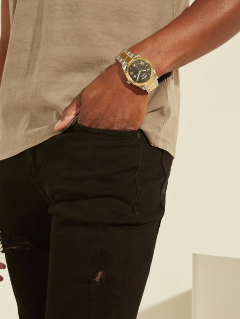 Montre Analogique Bicolore Multi Guess Connaisseur