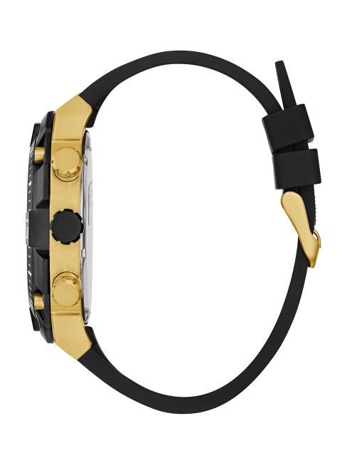 Montre Multifonction Multi Dorée Et Noire Guess