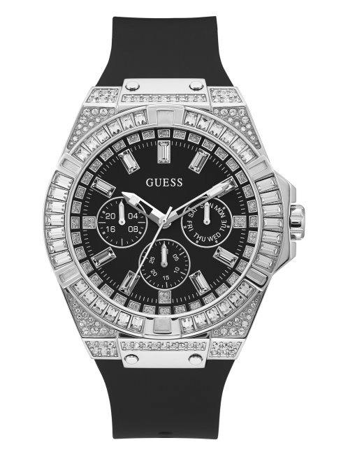 Montre Multifonction Surdimensionnée De Couleur Argentée Guess Multi