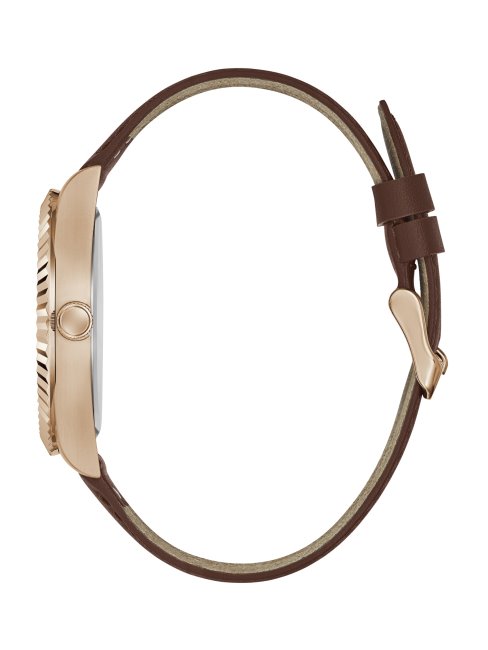 Montre Analogique Bleu Et Or Rose Guess Multi