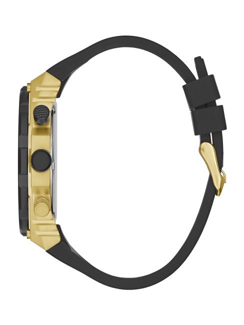 Montre Multifonction à Cadran Noir Et Doré Multi Guess