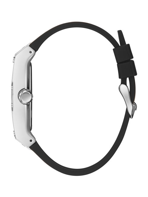 Montre Multifonction Multi Argentée Et Noire Guess