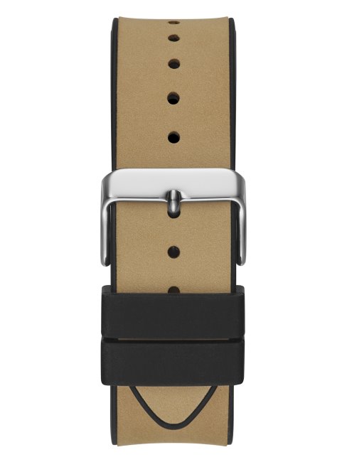 Montre Multifonction Multi Argentée Et Noire Guess