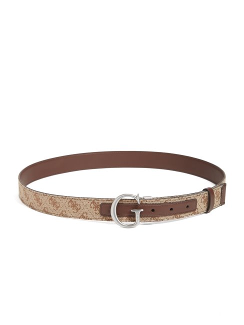 Ceinture Réversible Quattro G En Bambou Guess