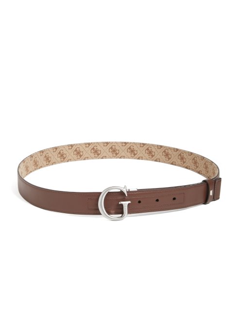 Ceinture Réversible Quattro G En Bambou Guess