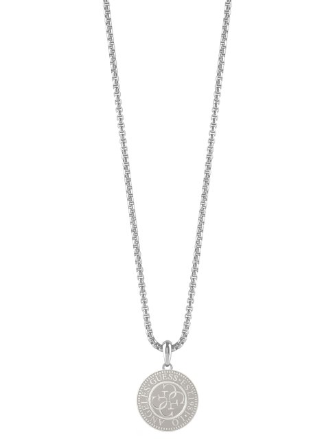 Collier Rh Guess En Métal Argenté Quattro G Coin