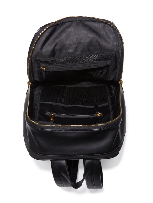 Guess Scala Smart Carré Sac à Dos Noir