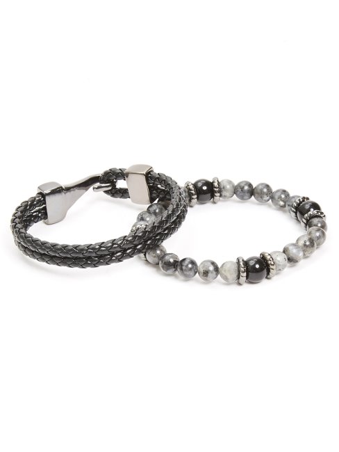 Ensemble De Bracelets En Perles Marbrées Multi Guess