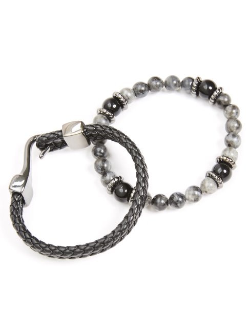 Ensemble De Bracelets En Perles Marbrées Multi Guess