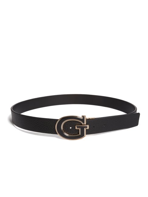 Ceinture Guess Noire à Boucle G Réversible
