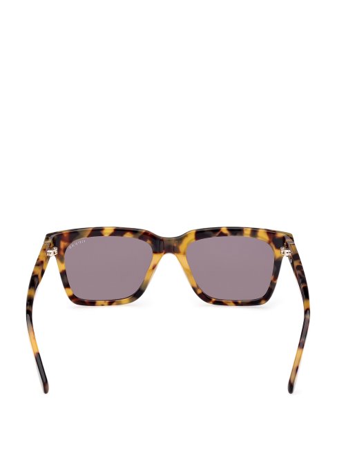 Guess Lunettes De Soleil Carrées En Plastique 53n Tort