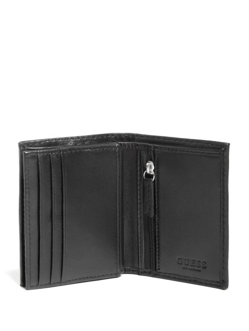 Portefeuille à Deux Volets Evandro Noir Guess