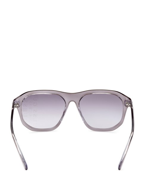 Lunettes De Soleil Navigator En Plastique Gris Guess
