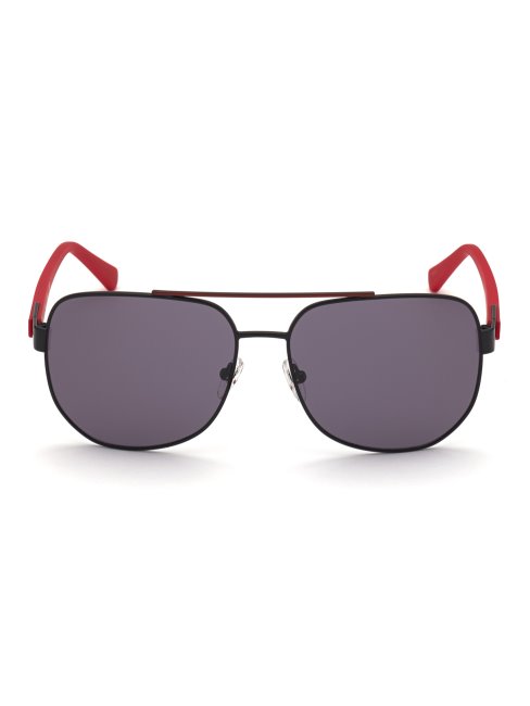 Lunettes De Soleil Marlon Navigator Noir Guess