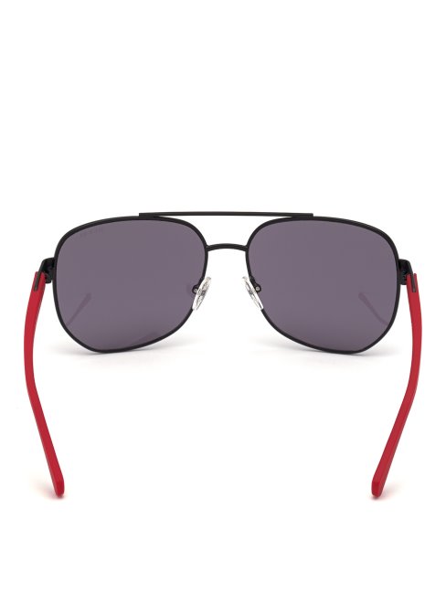 Lunettes De Soleil Marlon Navigator Noir Guess