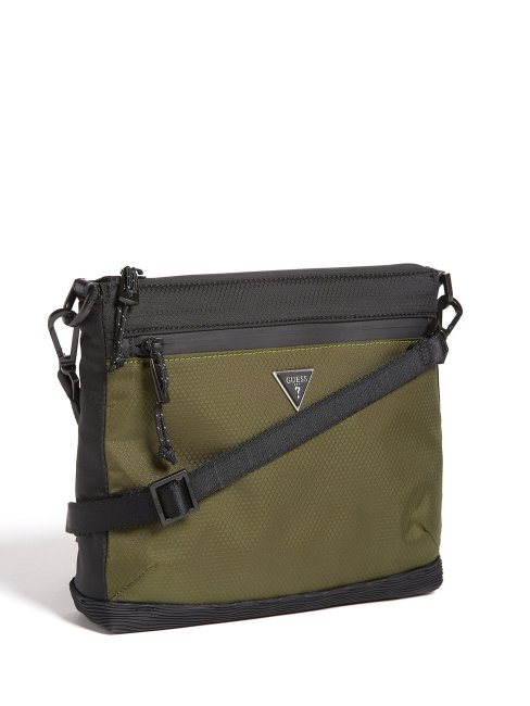 Sac à Bandoulière Certosa Tech Guess Noir Multi