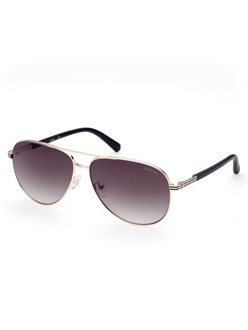 Lunettes De Soleil Gld Guess Aviator En Métal