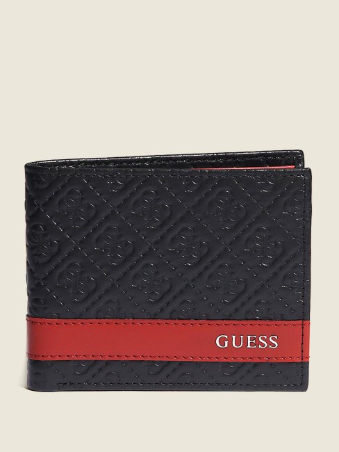 Mesa Double Porte-monnaie Guess Noir/rouge